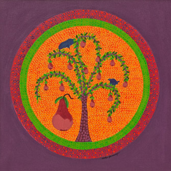 pear tree painting image copywrite 2010 carolyn goodenough